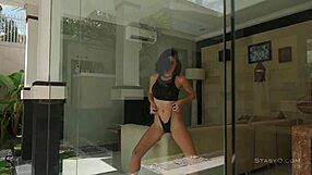 Evelynq has a small stature and exaggerated virtues, which are immediately attracted to touching her small boobs