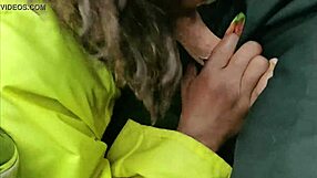 Young simple black chick with bigaes tits fuk and bl0wjob at the pavement