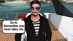 3D sex villa's lucky guy in yachting series