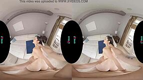 Sex in virtual reality with petra blair and Mike mancini, having hot and rude missionary fucking