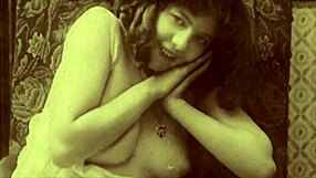 Vintage porn video a mature women with hairy vulva having ravished