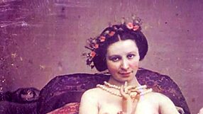 Vintage porn video a mature women with hairy vulva having ravished