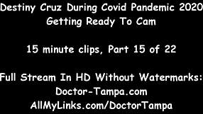 Head hair dyed pussy causes to be wet and naughty in shower with the doctor