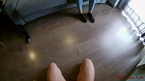 Mistress kym and her socks barefoot femdom compilation