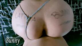 Doggystyle fucks big boobed Latina babe