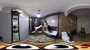 Wet and wild orgy in virtual reality with great group sex