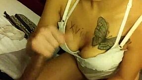 Passionate oral sex caught on camera, horny couple