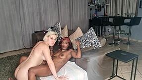 Oiled up and licked by an amateur Lesbian Indian