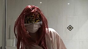 Margit Larsen, the amateur prostitute, gives a pajer to big money in masturbating homemade video