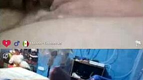 Watch as the video Mexican couple gets kinky on camera before recording