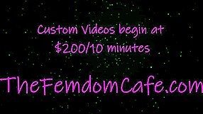 foot fetish in femdom POV video big toes