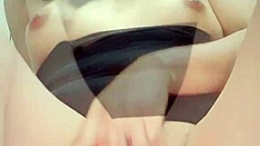 Masturbating Latina girlfriend's tight asshole closeup