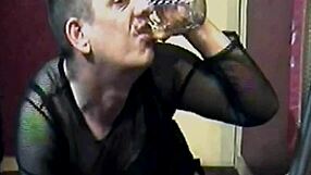 Pissing in a glass and stockings: A solo male's journey