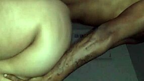 Big butt Black Beauty Gives Girl a Creampie
