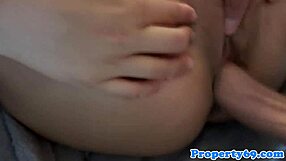 Great vid. Amateur real Estate Agent gets pounded in dog style on couch