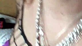 Stockinged amateur MILFs begging for mercy gets caned