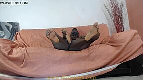 Sex toy used by black woman