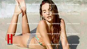 Beauty in a H Magazine cover story swimsuit from Belinda