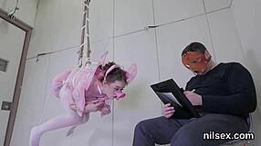 In extreme domination, anal sex and asslicking tortures strange girl