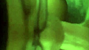 POV video of a white boy with an African American woman giving him a blowjob