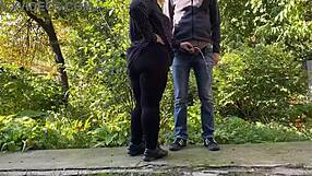 First-Timer MILF with big butts – outdoor rimsuck