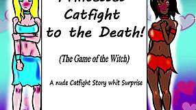 Wet and wild: milky girls cartoon catfight with amazing