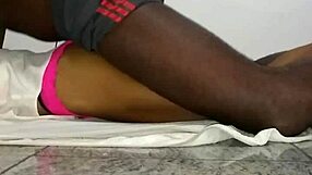 Carpenter a black guy with a Latina lover and bareback fun