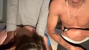 San Diego BBW Mexican gets pounded by team
