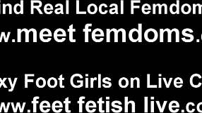 Black girl in HD – Footjob and foot licking