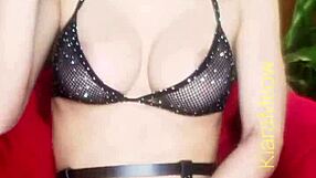 Her slave is mistreated by Mistress Kiarameow with strap-on