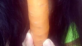 Real amateur farts his way to anal with a big toy