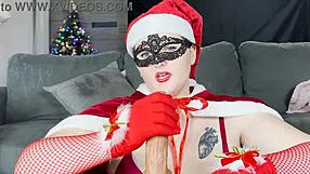 Santa’s helper teaches jerk off instructions and edge play in hd video