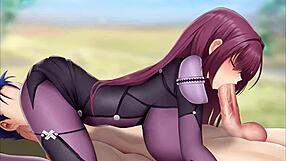 Blow your minds, the artists present a blowjob and a missionary position in 69 animes video