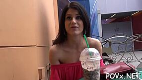 Free-spirited hard core fuck with a brunette