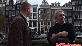 Amsterdam wild cocksucking session between amateur couple