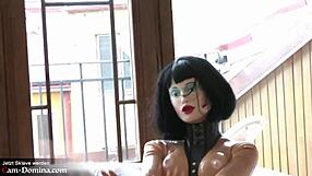 Dirty fantasy: Masked mistress shows how to submit