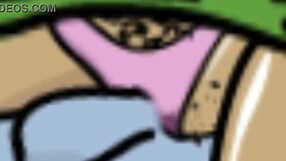 Bubble butt pounded gets einem anime girl