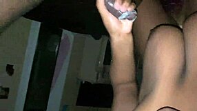 Cock and Blowjob with a Big Black Cock with an Slop on top