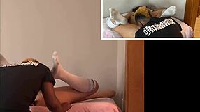 Amatuer model gets trained in oral and anal by black manager