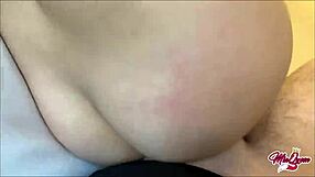 amateur latina gets filled with cum in tight pussy during cheating sex