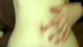 Russian girlfriend shows of her natural beauty in a home video