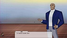 A sexually explicit video of a game character being ejaculated on