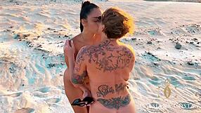 A MILF with some thick Brazilian booty gets down and dirty with her frsutrating black friend outdoors