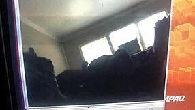 Young amateur rides cock on sofa