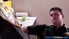 Skank is forced to take heels and boots on and dominate it