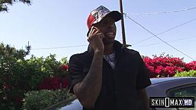 A sexy Brazilian gets a hot ride from Big black cock