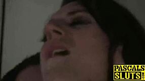 Samantha blowjob and cumshot reverse cowgirl by her
