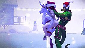 Furry Yiffmas in Second Life