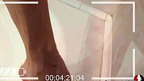 Self produce video of a hippie girl with big bosom