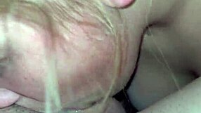 Careless face massage with throat job on the side
